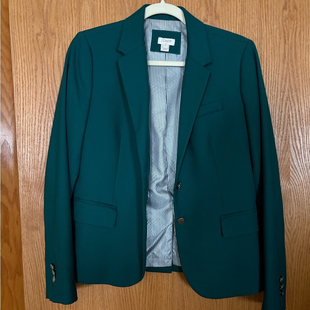 J. Crew Deep Green Blazer